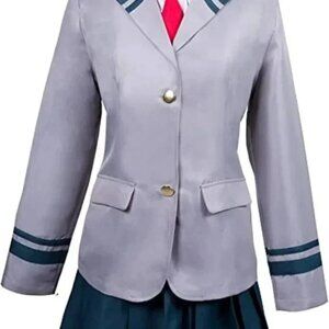 My Boku no Hero Academia Tsuyu Cosplay Costume Dress Girls School Uni XXL 2X NEW